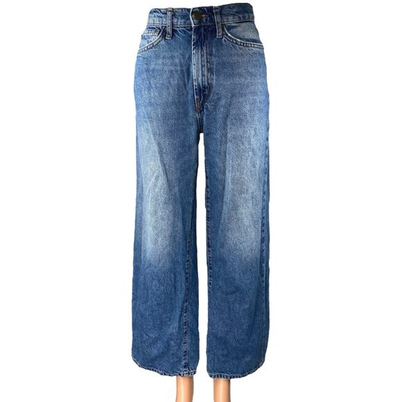Urban Outfitters BDG Women's Blue High Rise Wide Leg Baggy Denim Jeans Size 26 - Picture 1 of 5
